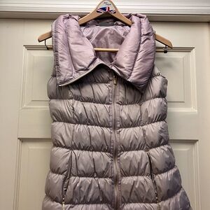 Stylish Women's Puffer Vest in Purple